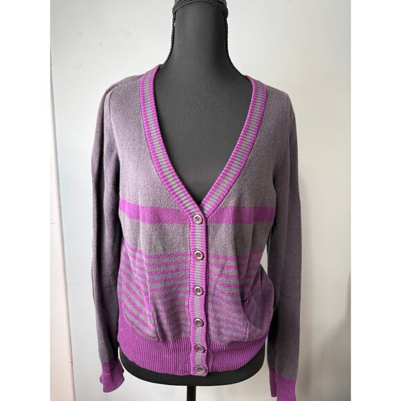 Y2K Cardigan Heritage 1981 Med Dark Academia Colligate Elevated Indie Twee - Picture 2 of 8